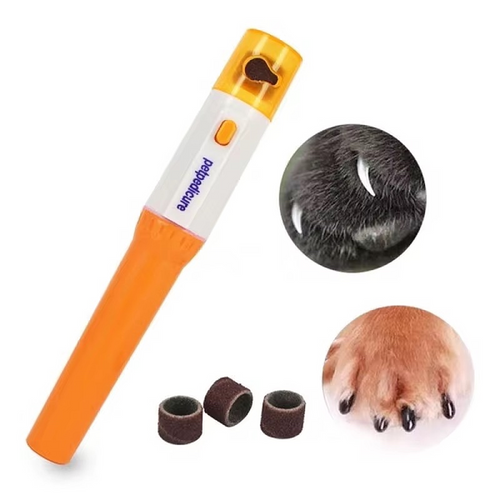 Limador eléctrico de uñas para perros y gatos con 3 limas de repuesto